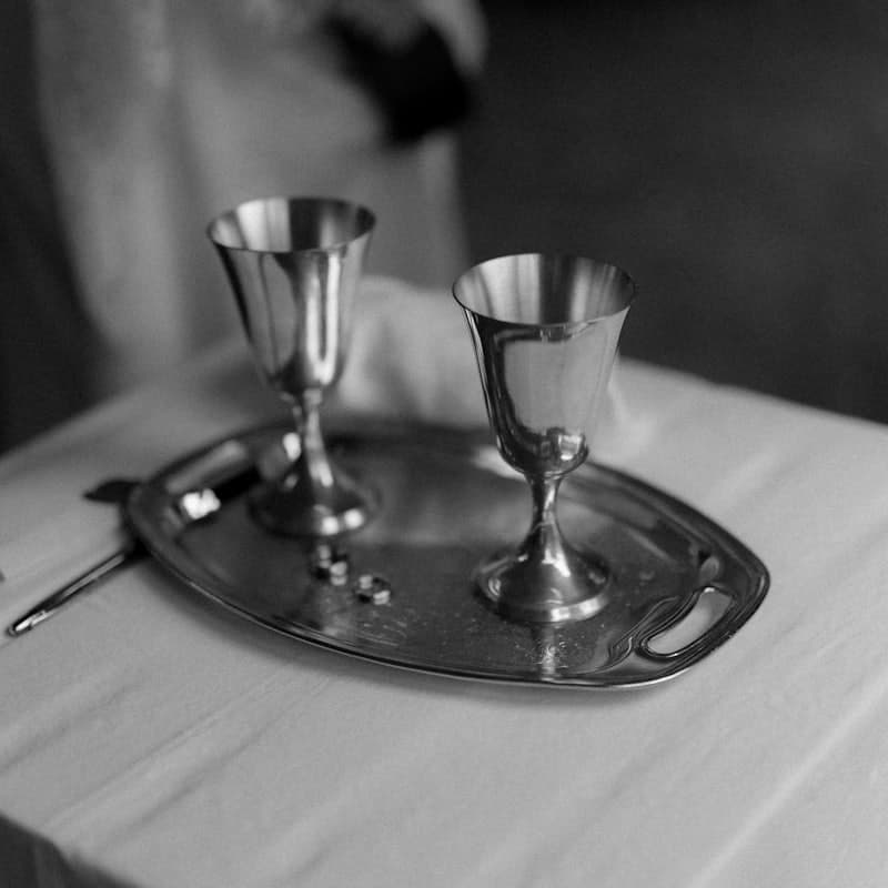 Engraved Silver Kiddush Cup